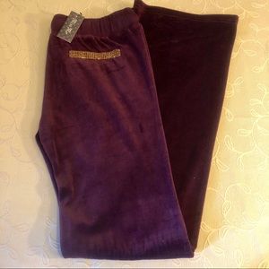 Miss Me Pants & Jumpsuits - Miss Me Burgundy Velour Lounge Pants Miss Me Pants & Jumpsuits - Miss Me Burgundy Velour Lounge Pants